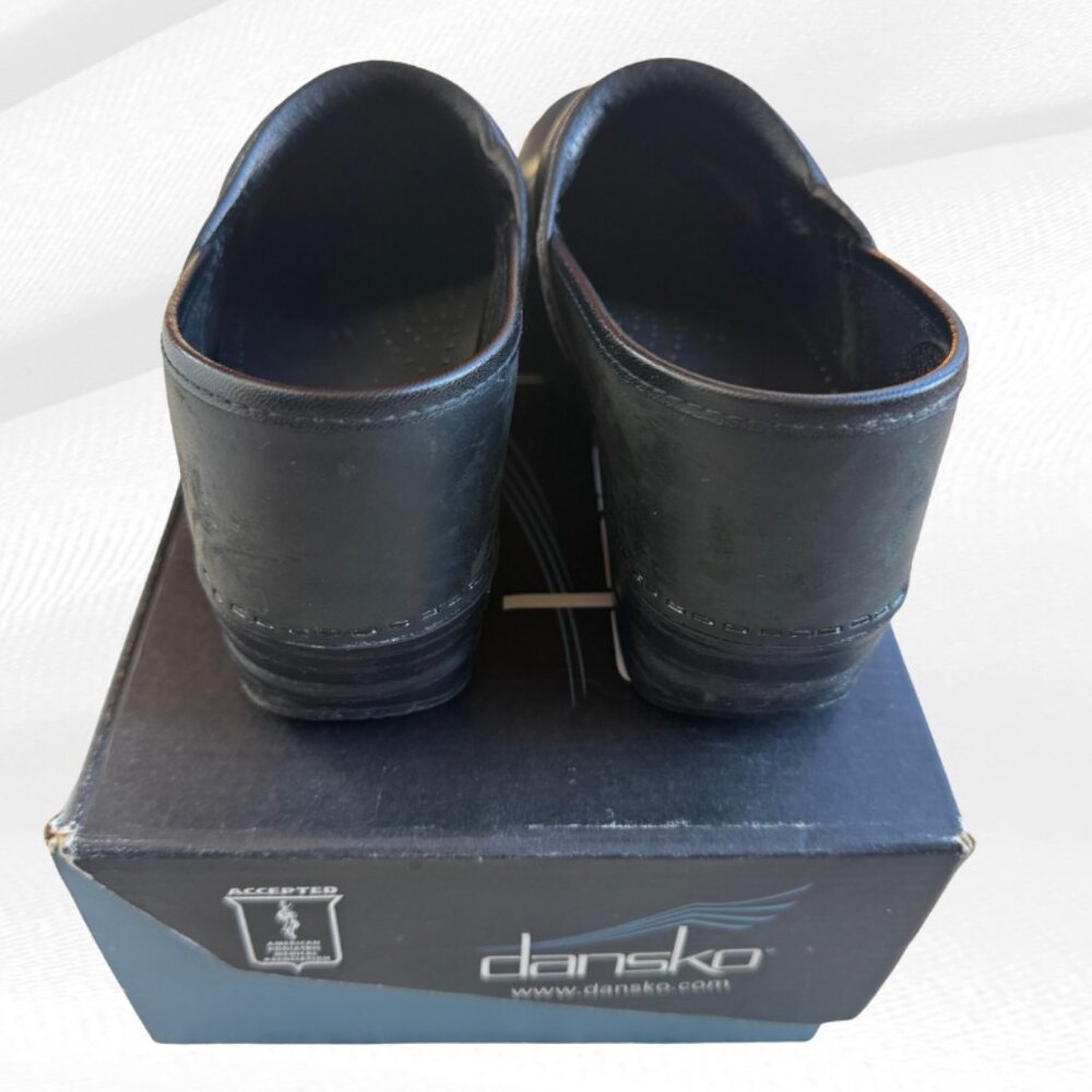 Dansko Professional Clogs Black Oiled Leather Size 39 EU US 8.5-9 APMA Approved - Picture 5 of 16